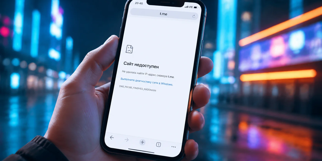 Это не блокировка РКН. Главный адрес Telegram рухнул из-за Черногории