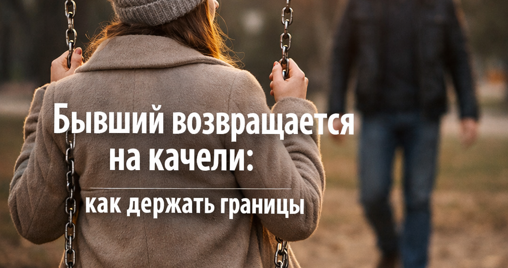 Бывший возвращает на качели: как держать границы!
