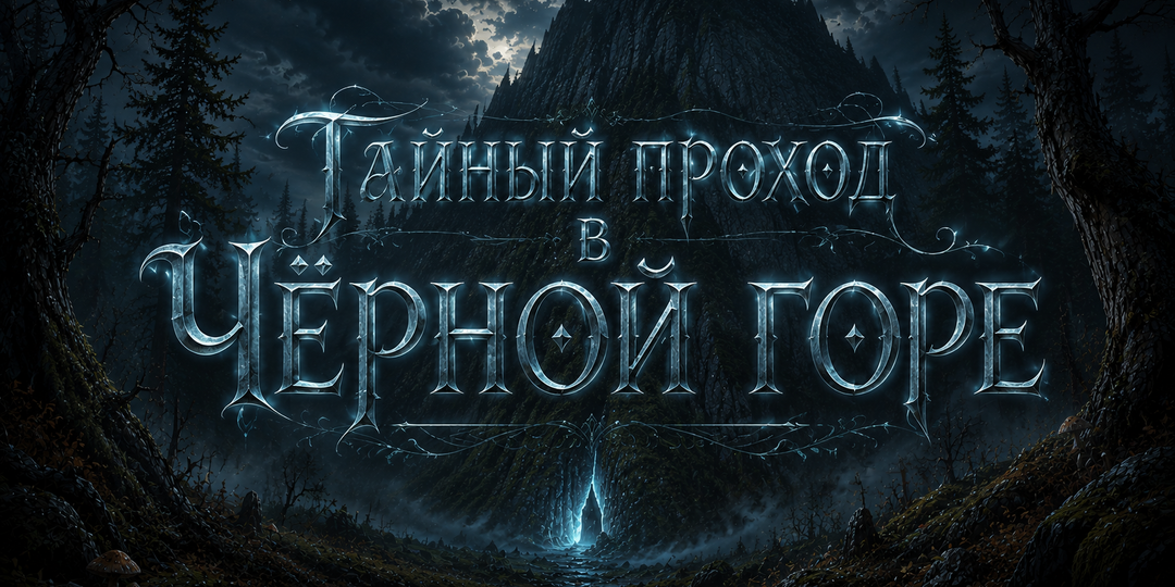 Тайный проход в Чёрной горе.