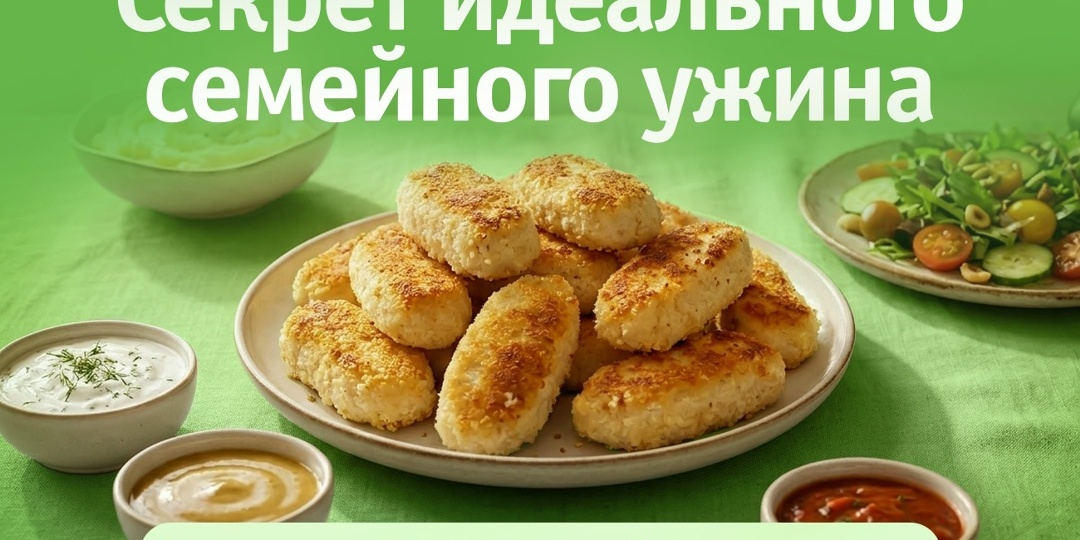Куриные палочки с сыром «Первая свежесть»: секрет идеального семейного ужина