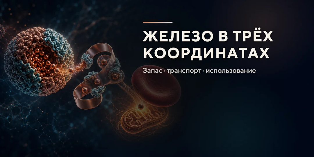 Железо в трёх координатах: запас, транспорт и использование