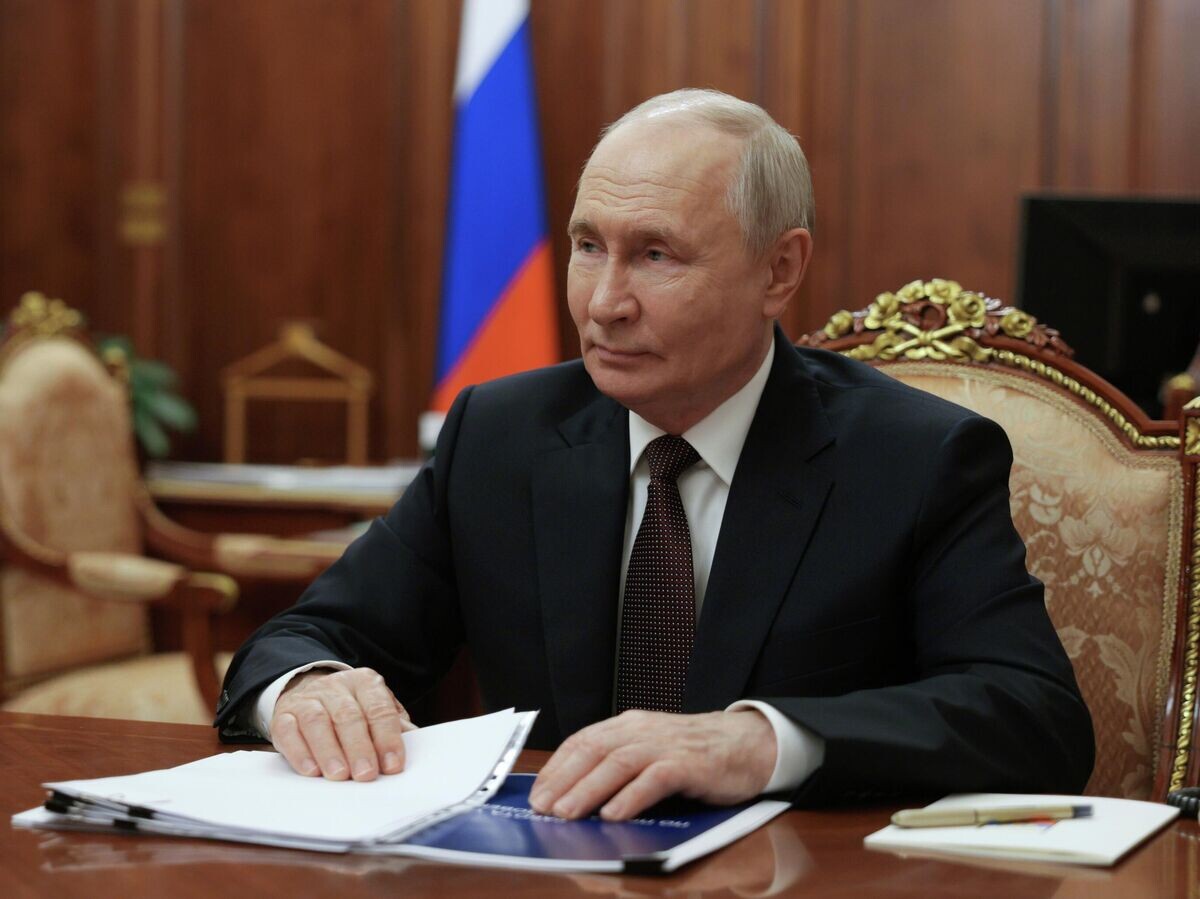    Президент России Владимир Путин во время встречи с уполномоченным по правам человека в РФ Яной Лантратовой | © РИА Новости / POOL