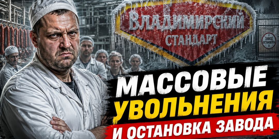 Один из крупнейших мясокомбинатов России остановился: что происходит с «Владимирским стандартом» на самом деле?