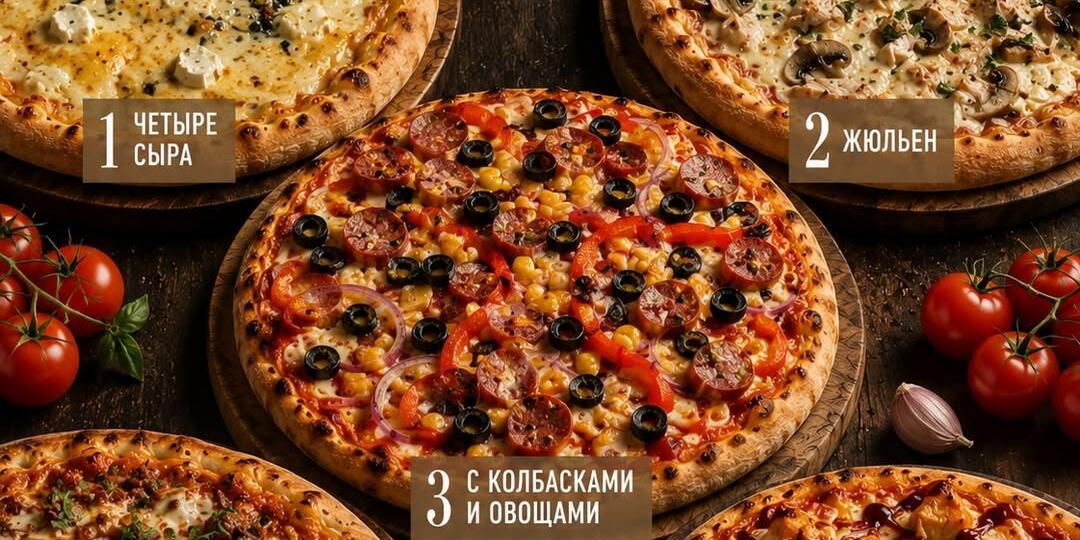 🍕 Когда хочется чего-то по-настоящему вкусного: шпаргалка по 5 самым популярным домашним пиццам