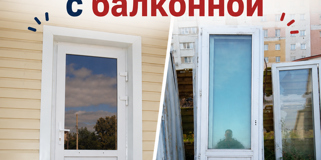 Чем отличается входная пластиковая дверь от балконной: 5 главных отличий