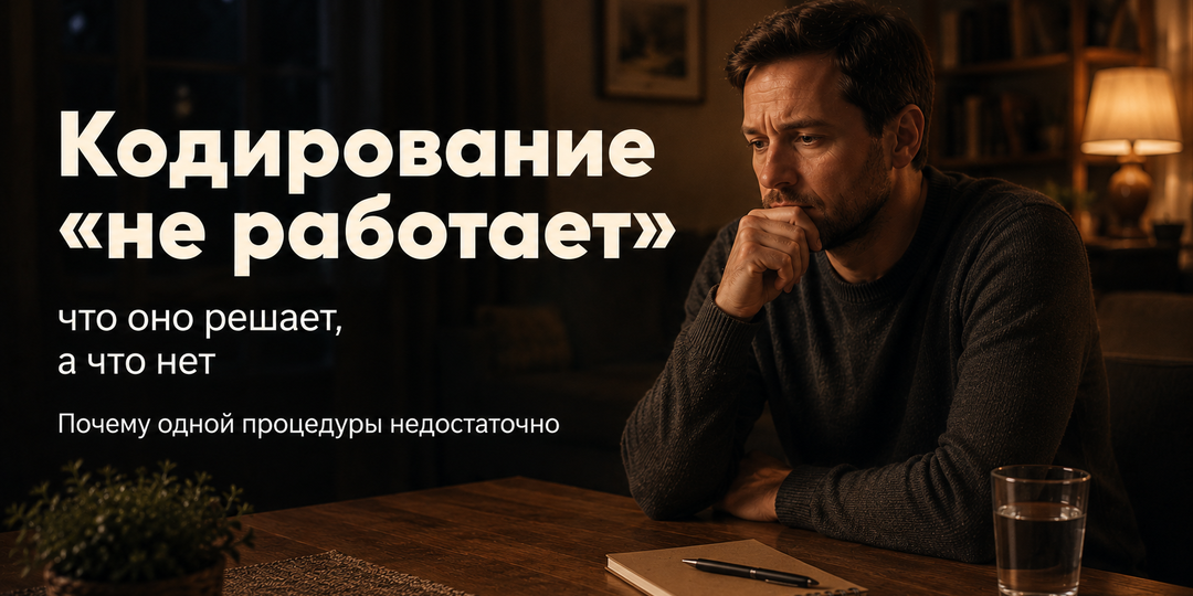 Когда кодирование от алкоголизма не помогает