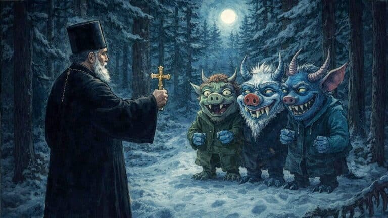 Ведьма Змеюкина, Нестор и Батюшка Александр