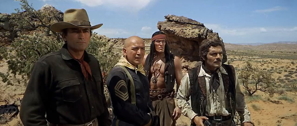 Кадр из фильма «Золото Маккены», режиссер Джей Ли Томпсон, 1969 год, США