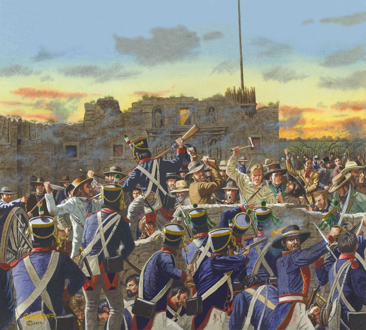 Битва при Аламо, 1836 г.