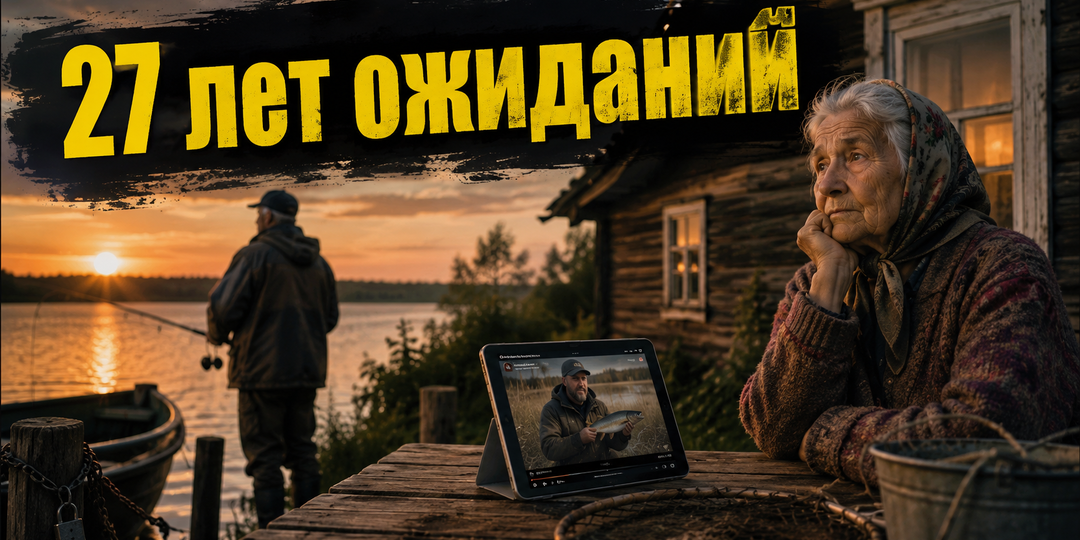 Муж ушёл на рыбалку и не вернулся. Жена искала его 27 лет, а потом увидела похожего человека на экране планшета