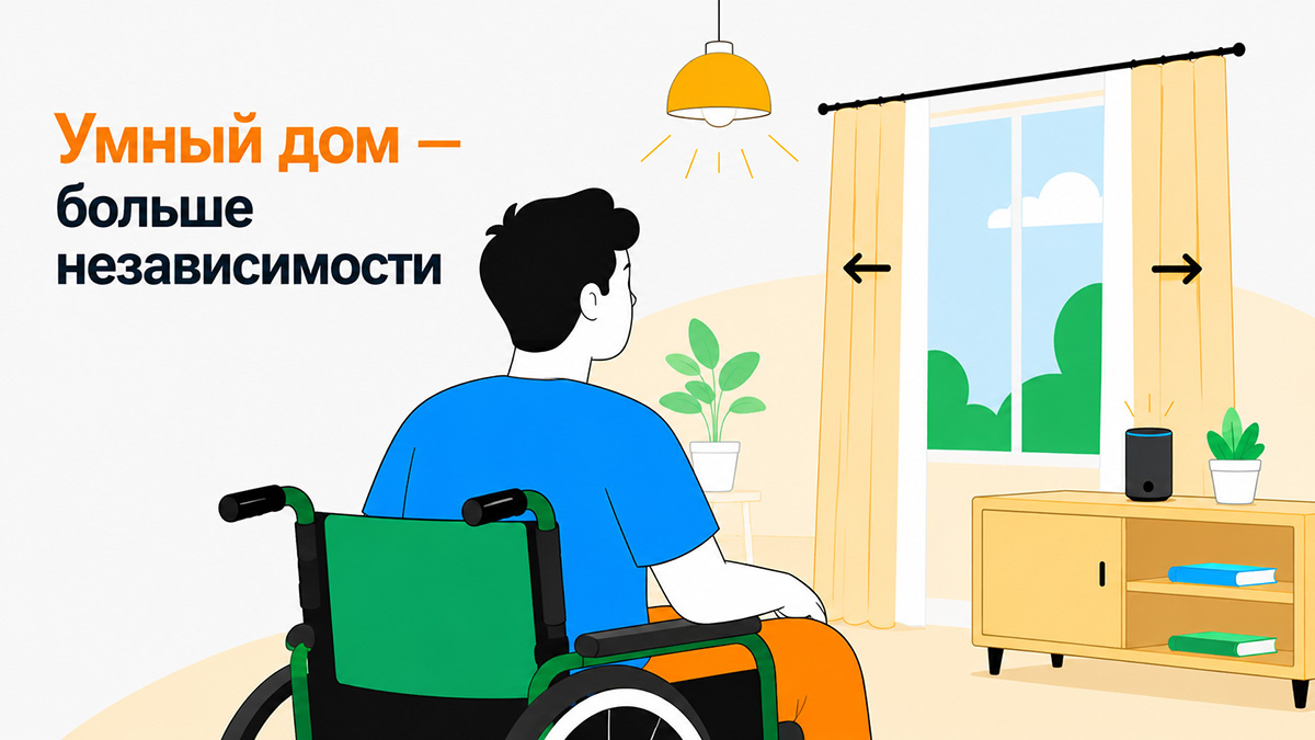 «Умный дом» помогает обеспечить безопасность и снижает тревожность как самого человека, так и его близких