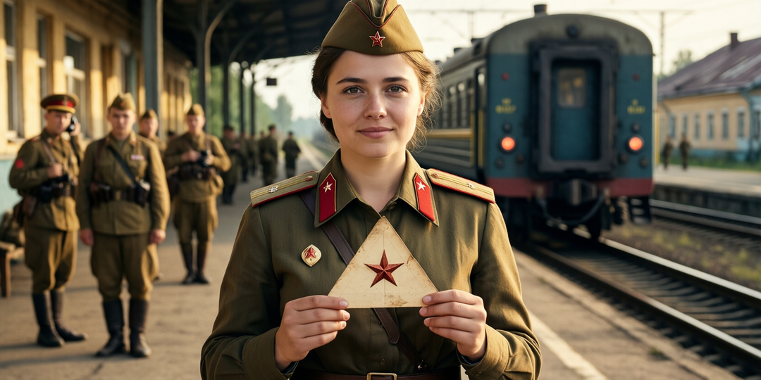 Письма-треугольники свели их в разгар войны. Она не переставала писать даже когда он пропал без вести