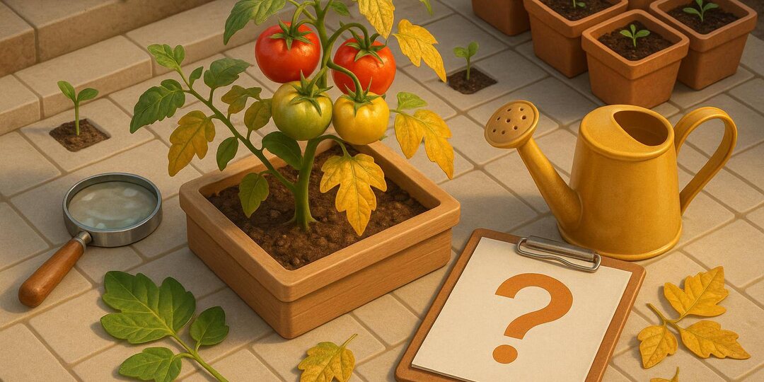 Желтеют листья у помидоров? 8 причин, которые можно отличить без гаданий
