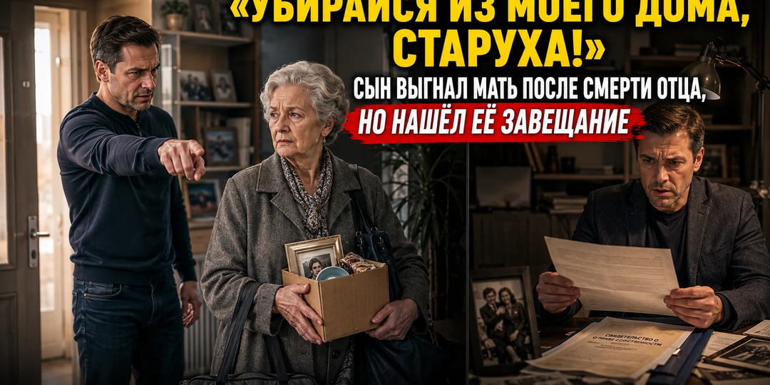 «Дурень, квартира достанется не тебе!»: сын мечтал скорее заполучить наследство, но последнее решение матери потрясло всю семью