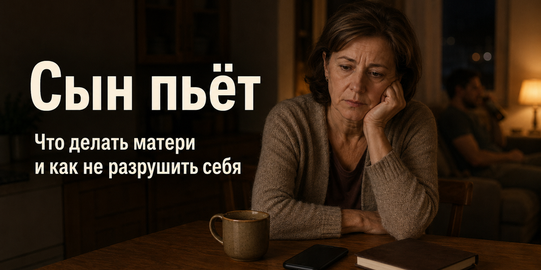 Сын пьёт: что делать матери и как перестать спасать взрослого алкоголика