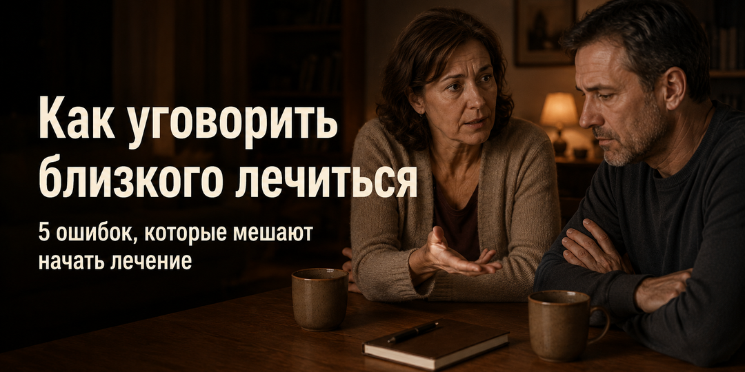 Как уговорить алкоголика лечиться: 5 ошибок родственников, из-за которых он отказывается