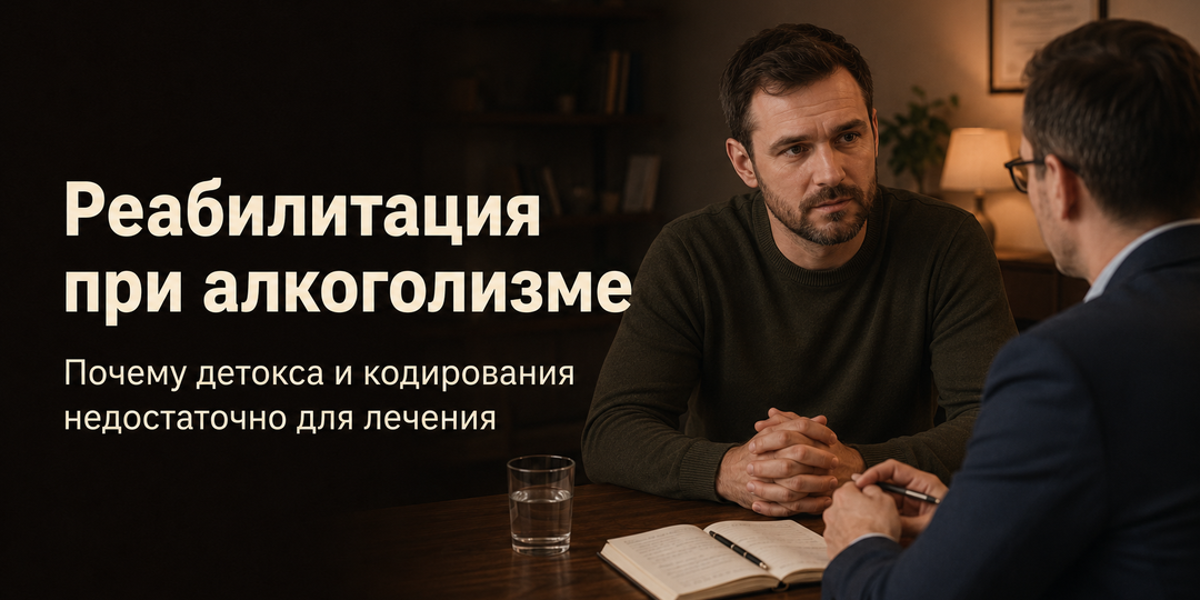 Реабилитация при алкоголизме: почему детокса и кодирования недостаточно для лечения