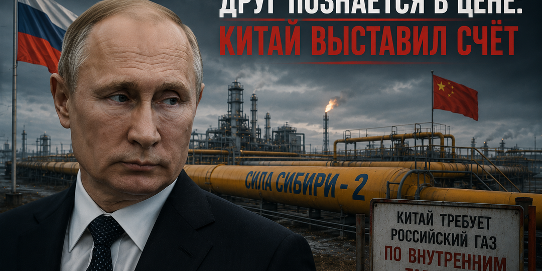 «Друг познаётся в цене»: Китай потребовал российский газ Москвы по внутренним тарифам, что скрывается за «партнёрством»