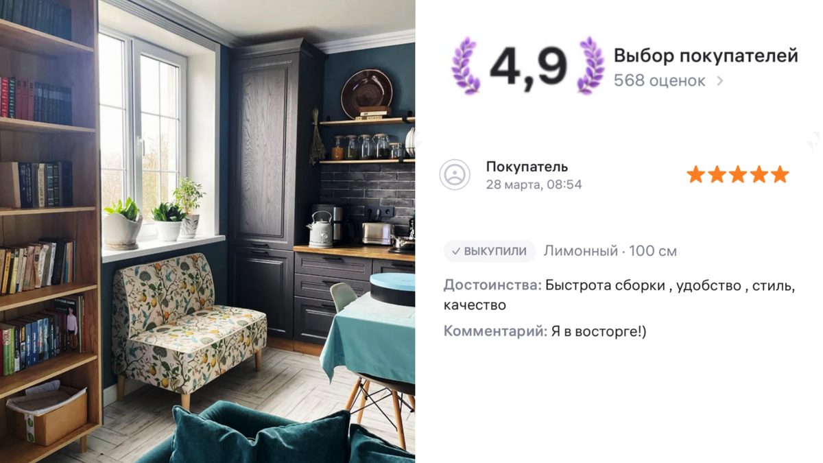 Фото интерьеров и отзывы покупателей