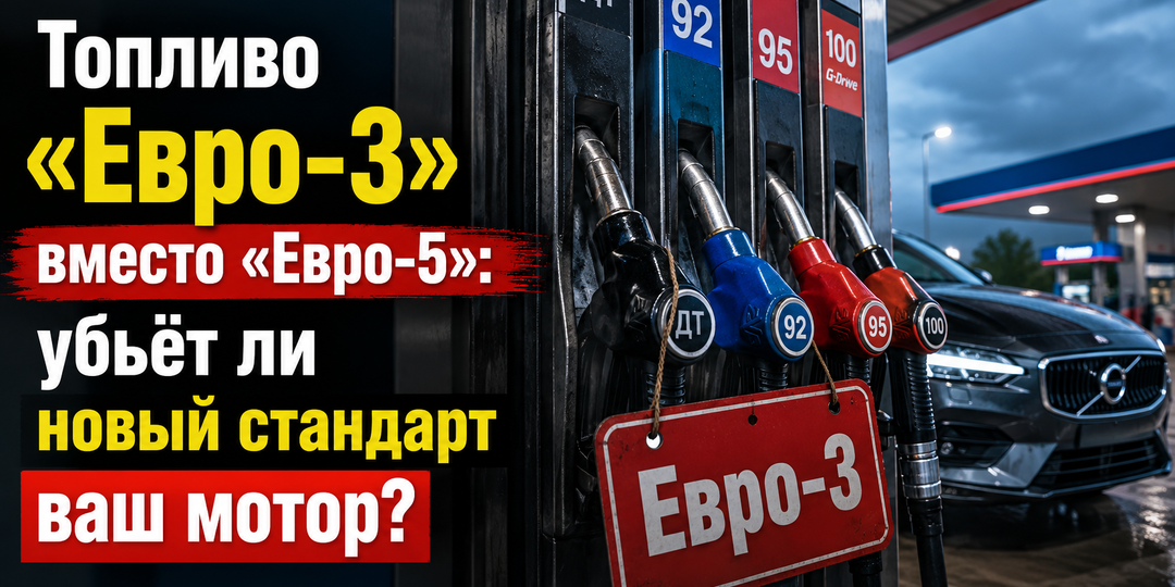 Топливо «Евро-3» вместо «Евро-5»: убьет ли старый стандарт ваш мотор?