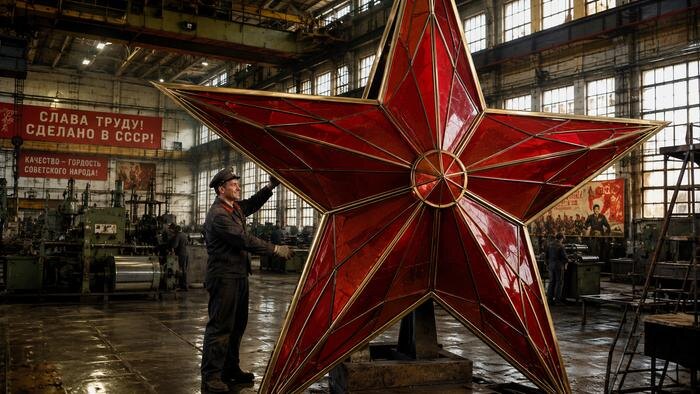 Как завод в Донбассе создал рубиновые звёзды для Кремля. Обложка: ИИ-иллюстрация: создано редакцией Life.ru с использованием Chat GPT