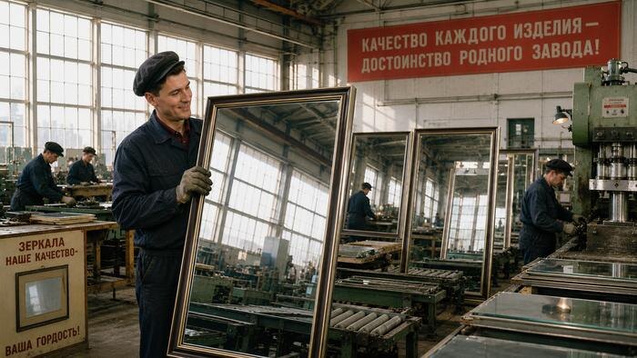 Бельгийские зеркала и рождение стекольного завода в Константиновке. Фото: ИИ-иллюстрация: создано редакцией Life.ru с использованием Chat GPT
