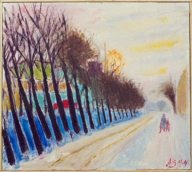 mispxx-xxi.ru📷Анатолий Заславский, «Закат на Малой Охте», 1994 год