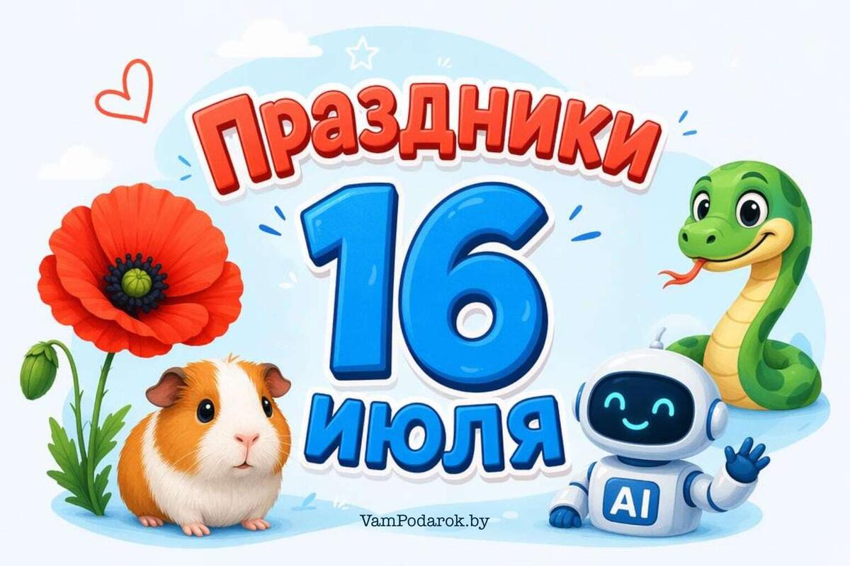 Праздники 16 июля – открытки и картинки