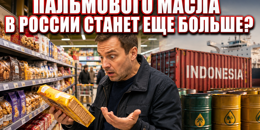 Россия увеличит закупку пальмового масла из Индонезии