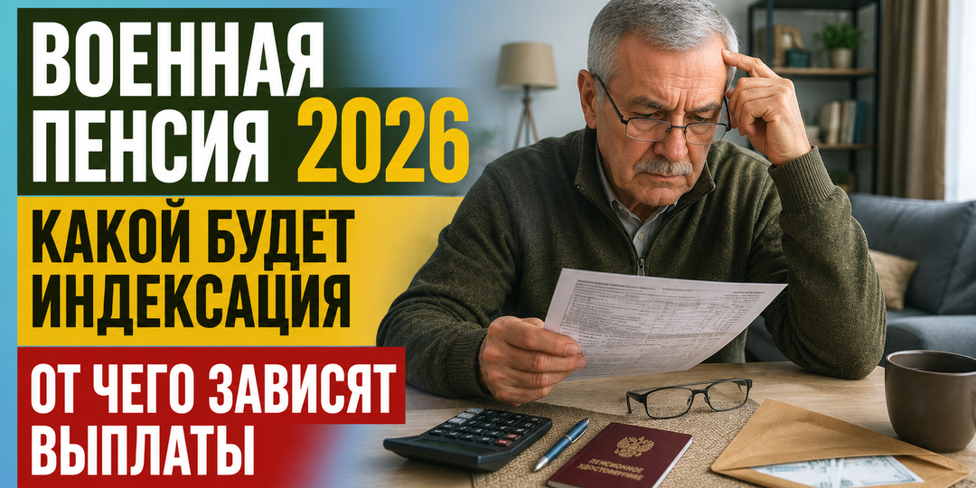 Военная пенсия в 2026 году: какой будет индексация и от чего зависит размер выплат