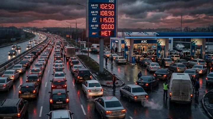 К очередям на АЗС добавилась ещё одна проблема: 