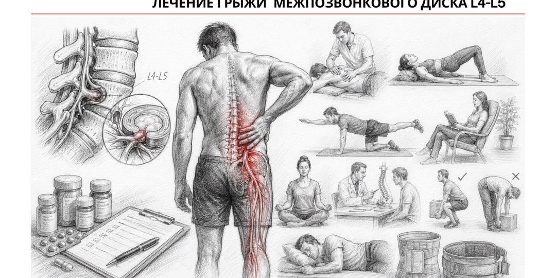 Тактика лечения болевого синдрома при грыже L4-L5. Памятка для пациентов и врачей.