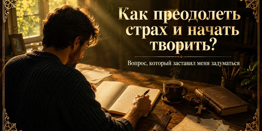 Как преодолеть страх и начать творить? Вопрос, который заставил меня задуматься