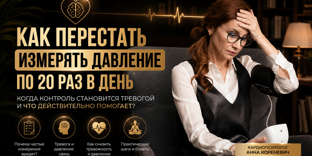 Как перестать измерять давление по 20 раз в день