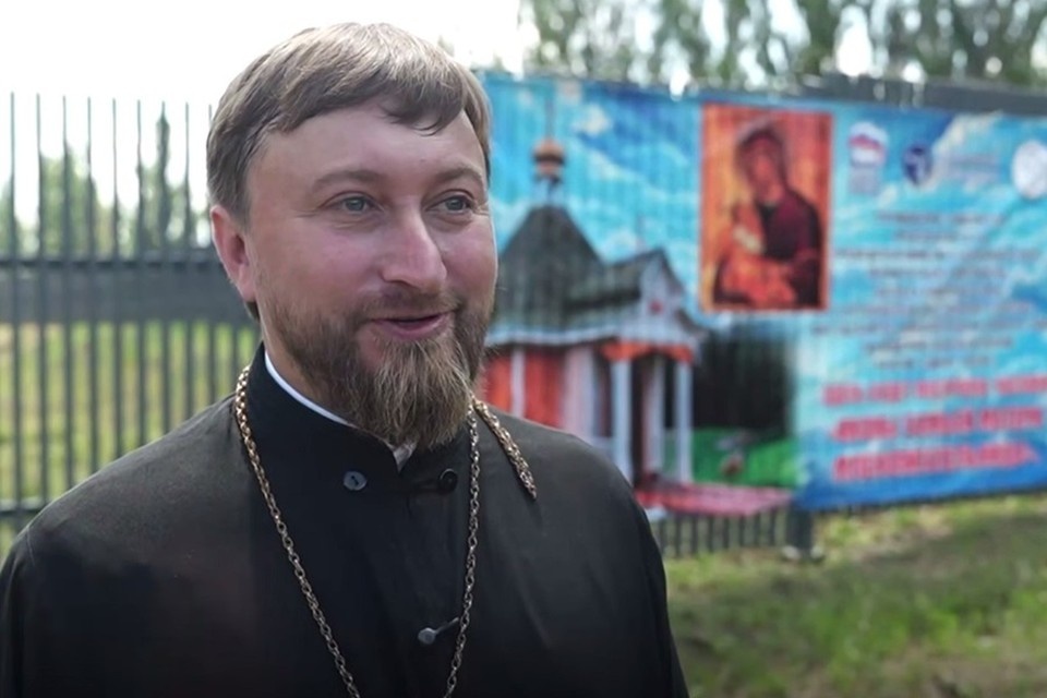    В Донецком республиканском перинатальном центре заложили часовню. Фото: ЕР ДНР