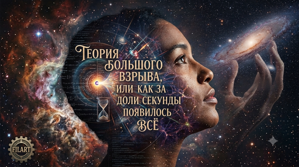 Иллюстрация: Теория большого взрыва, Или как за доли секунды появилось всё.