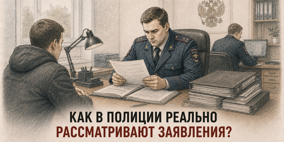 Как в полиции реально рассматривают заявления?