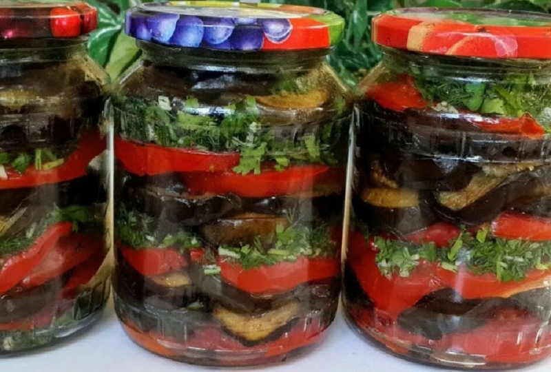 Острая баклажанная закуска на зиму — просто и вкусно