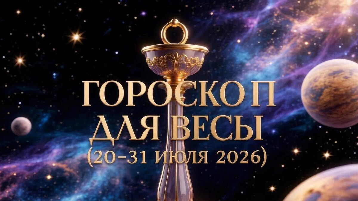 иллюстрация гороскоп весы с 20 по 31 июля 2026