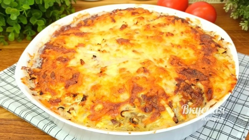 Вкусный Ужин без хлопот - все смешала и в духовку. 😋