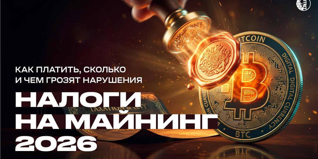 Налоги на майнинг в 2026 году: как платить, сколько и чем грозят нарушения