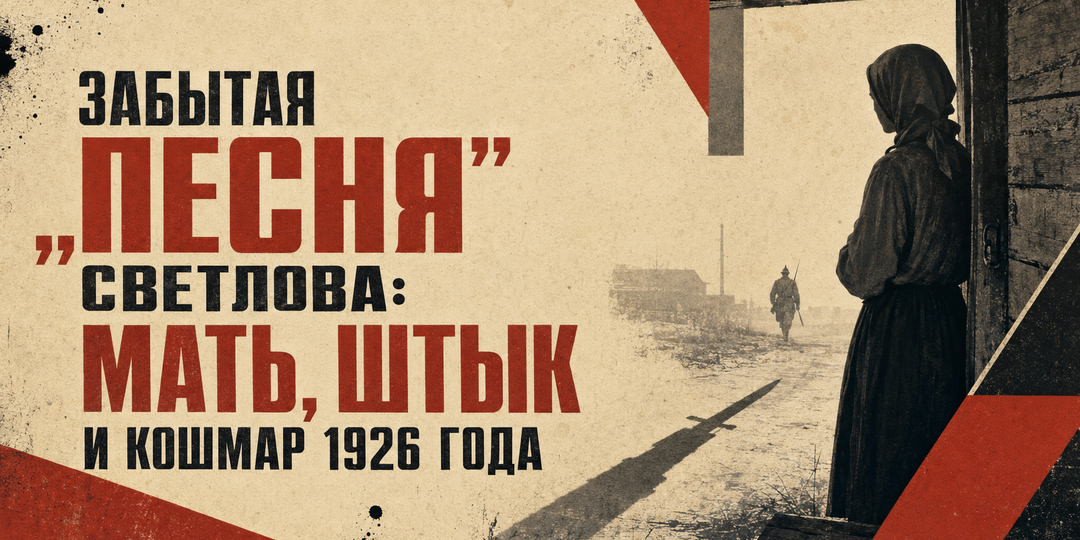Забытая «Песня» Светлова: мать, штык и кошмар 1926 года