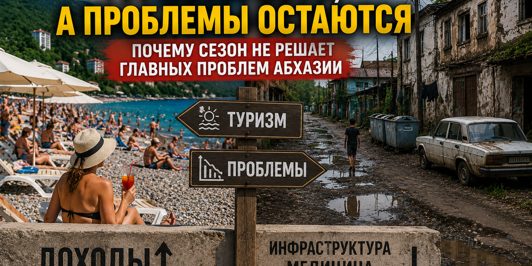 Почему туристический сезон не решает главных проблем Абхазии