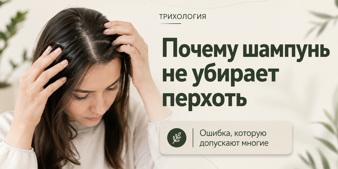 Почему шампунь не убирает перхоть