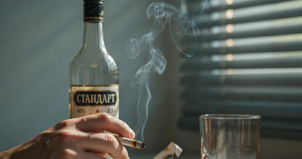 🚬🤢 Почему утренняя сигарета после жесткой пьянки моментально возвращает вечернее опьянение и крутит желудок