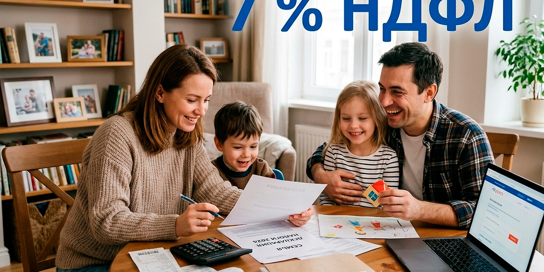 "Новая ежегодная семейная выплата – верните 7% НДФЛ!"