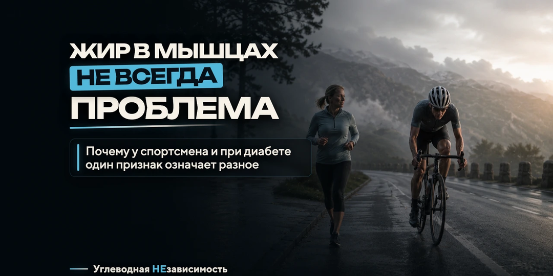 Жир внутри мышц — не всегда признак инсулинорезистентности
