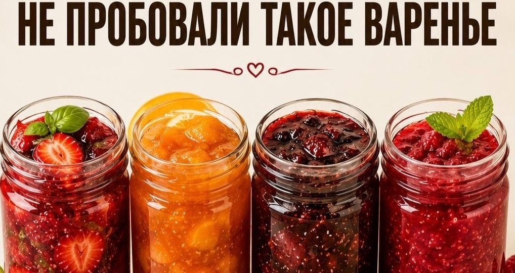 🍓 Когда хочется удивить близких необычной закаткой: шпаргалка по 7 оригинальным рецептам домашнего варенья