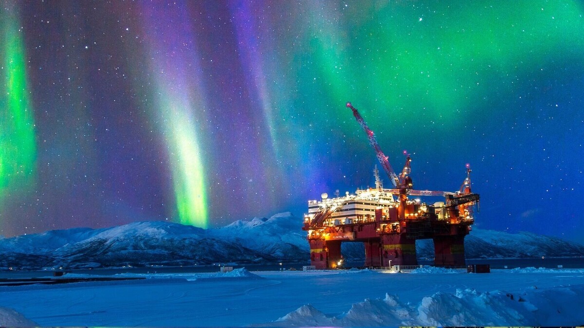    добыча в Северном море