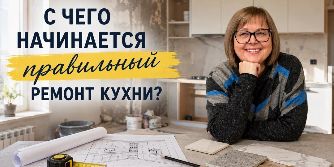 Почему ремонт кухни нельзя начинать с плитки и пола